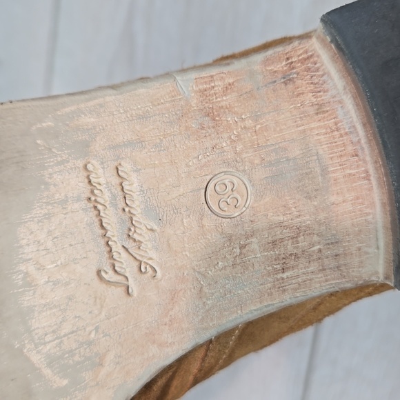 Free People Women Swept AwayLeather Back Zip Pointed Toe shoes boots sz 8.5 - Picture 13 of 16